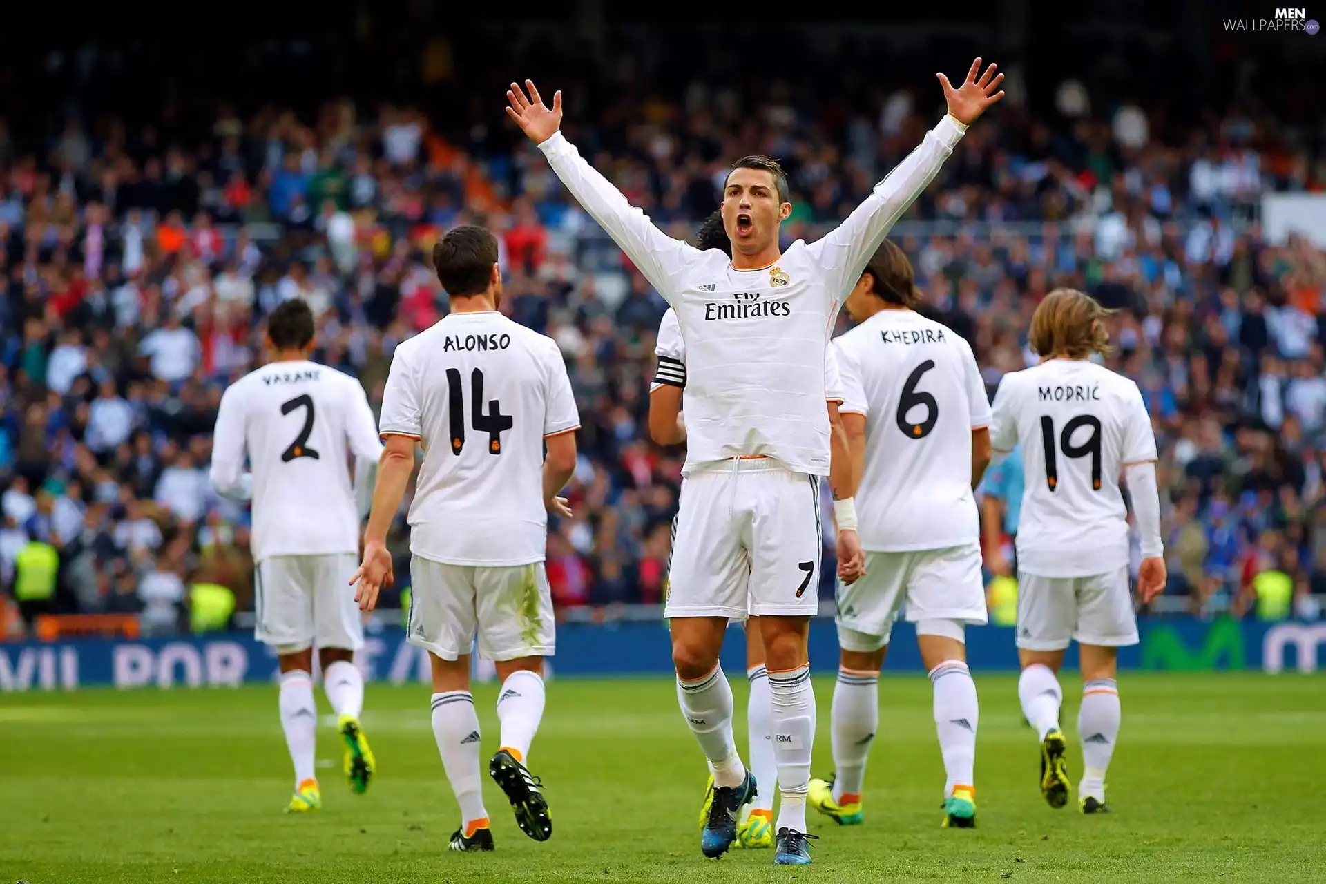 Cristiano, players, grass, Ronaldo