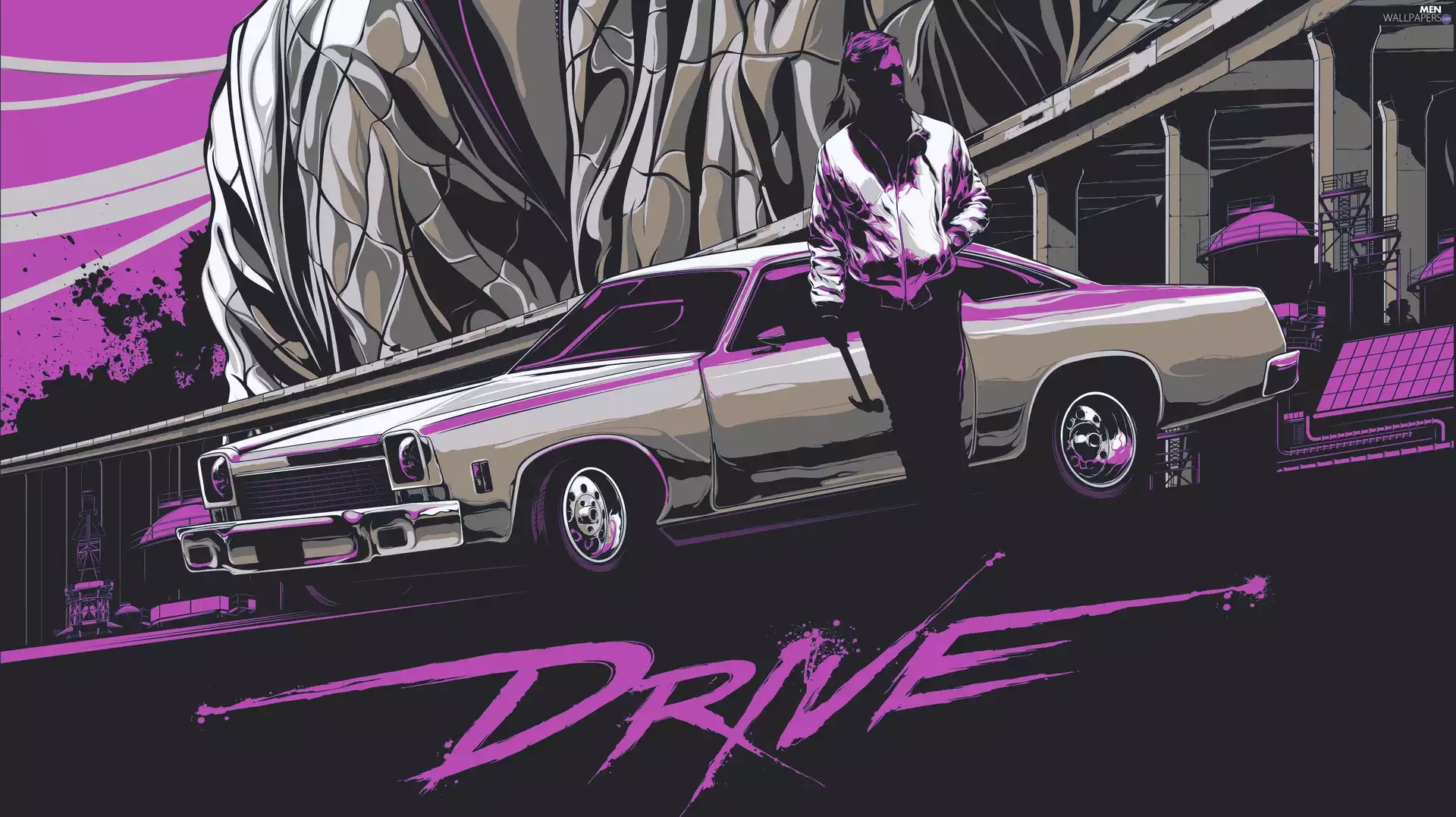 movie, Ryan Gosling, Automobile, Drive