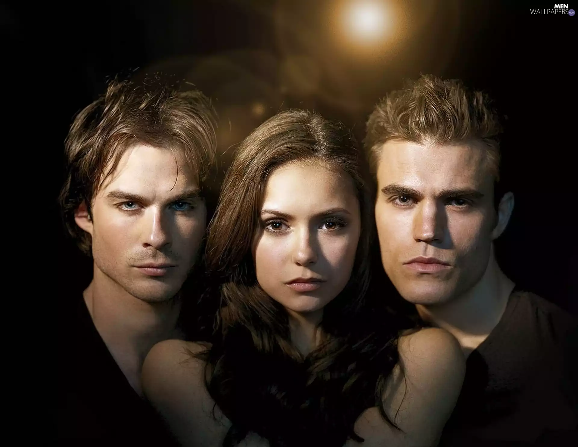 The Vampire Diaries, series, Nina Dobrev, Paul Wesley, ian somerhalder, The Vampire Diaries