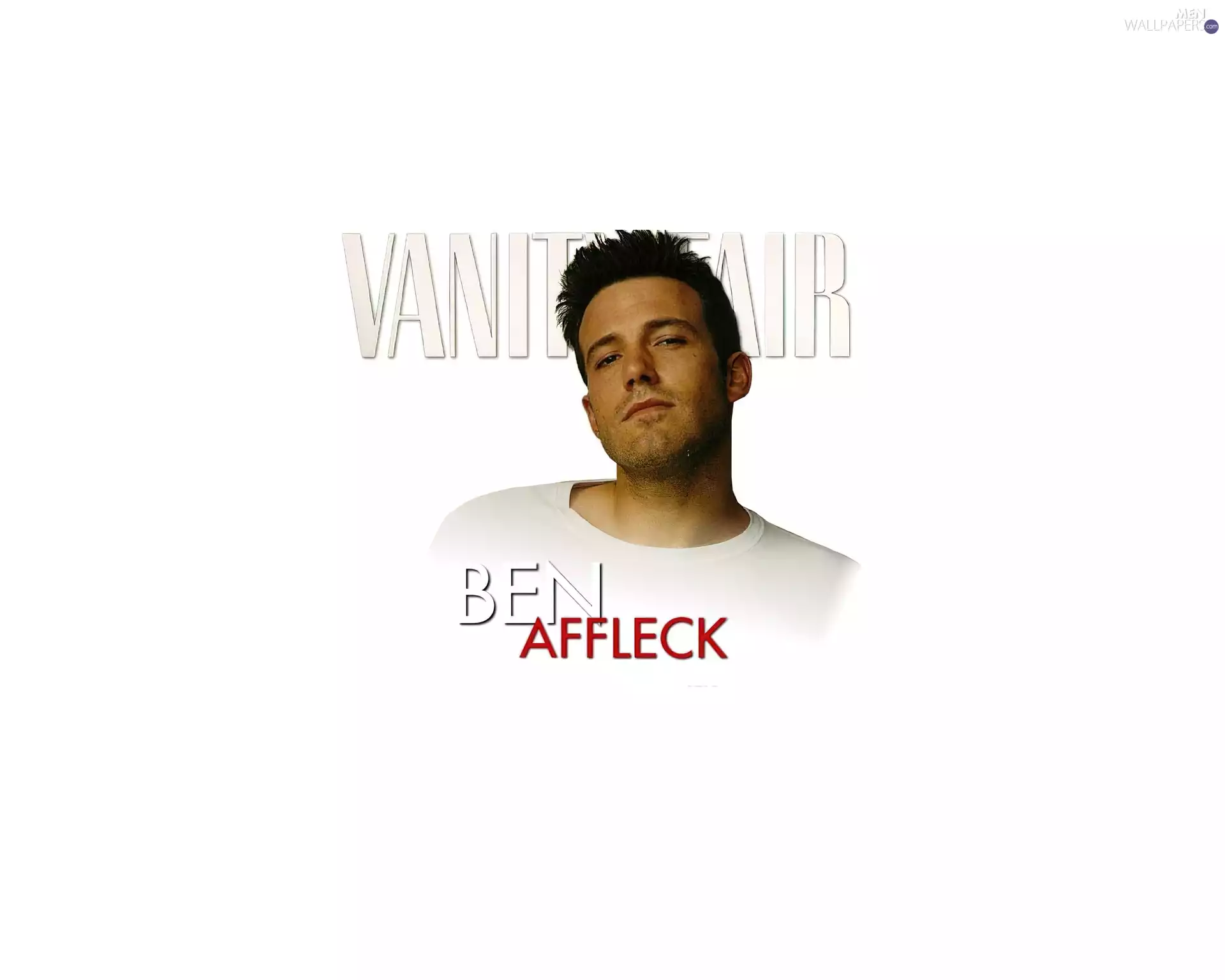 T-shirt, Ben Affleck, White