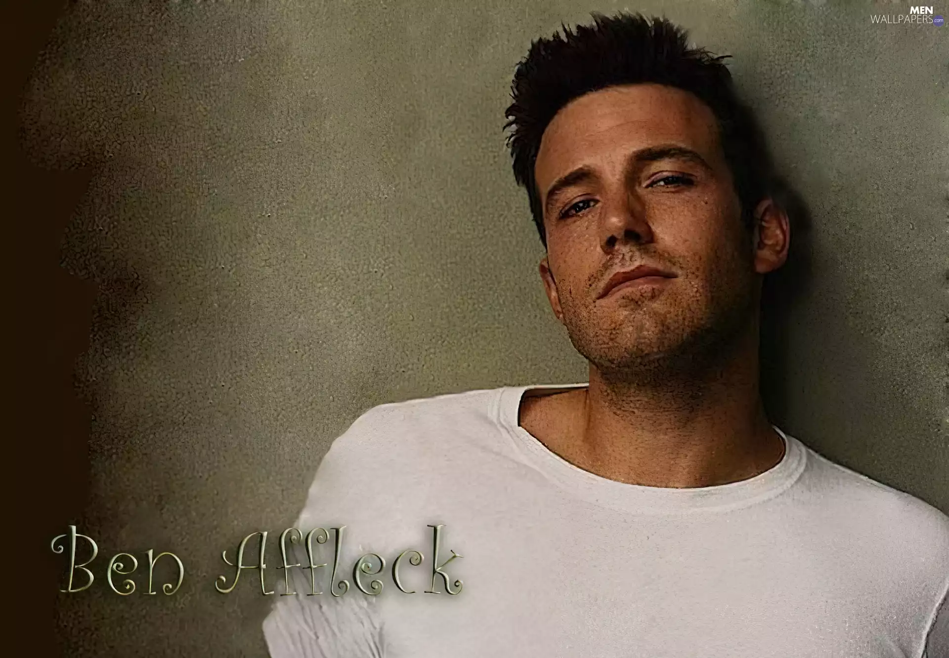 under-shirt, Ben Affleck, White