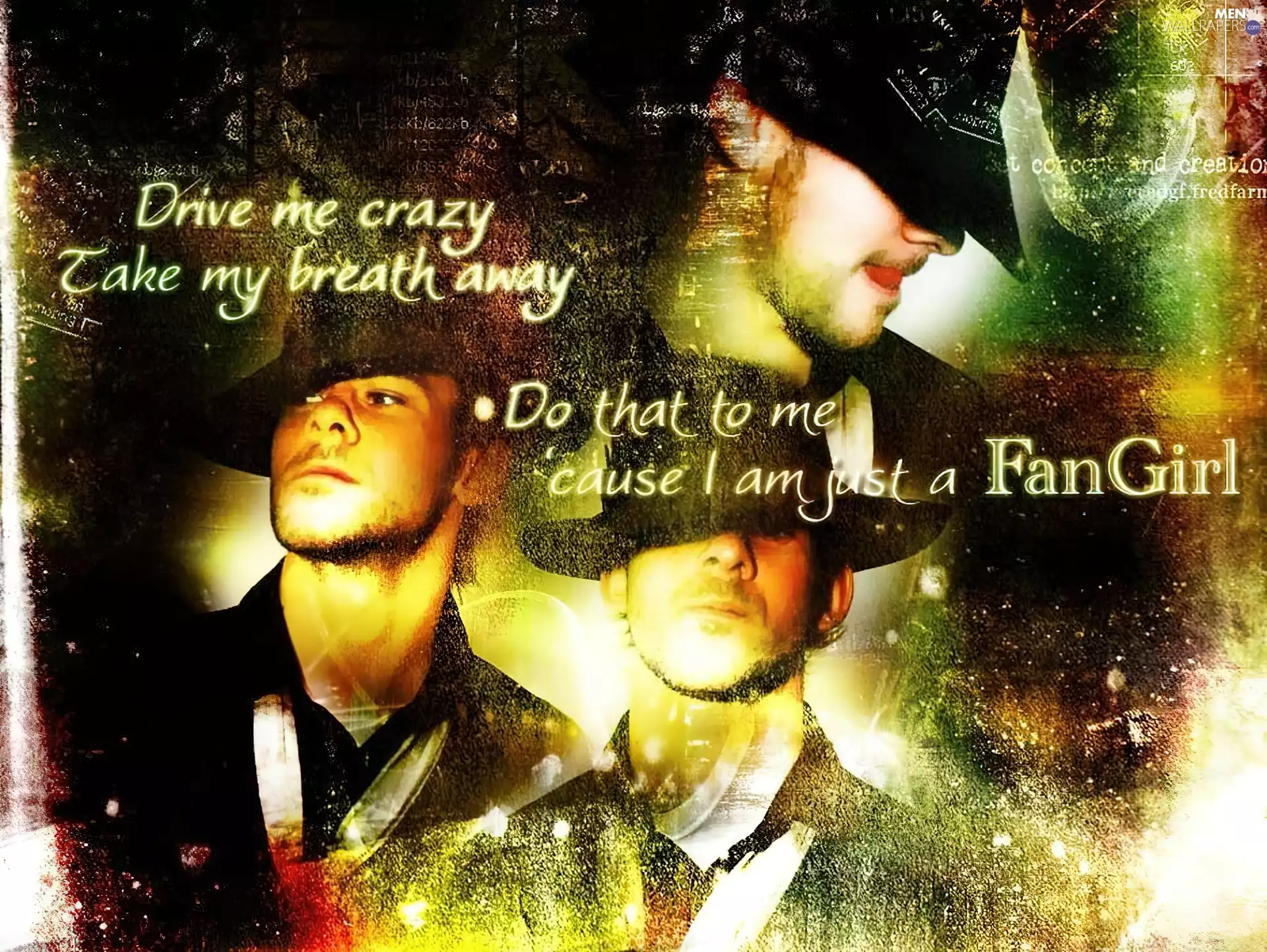 white shirt, Dominic Monaghan, Hat