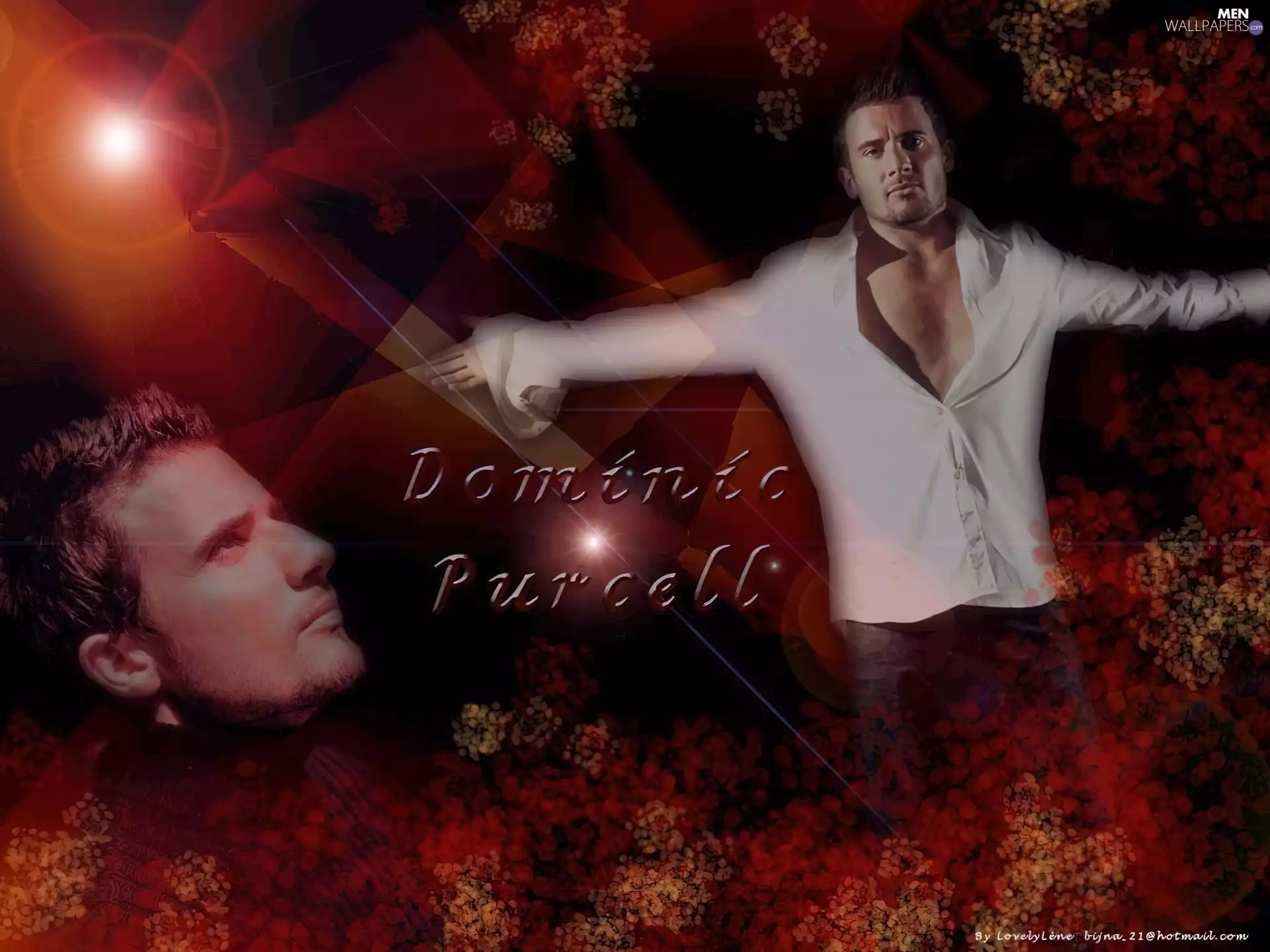 Dominic Purcell, white shirt