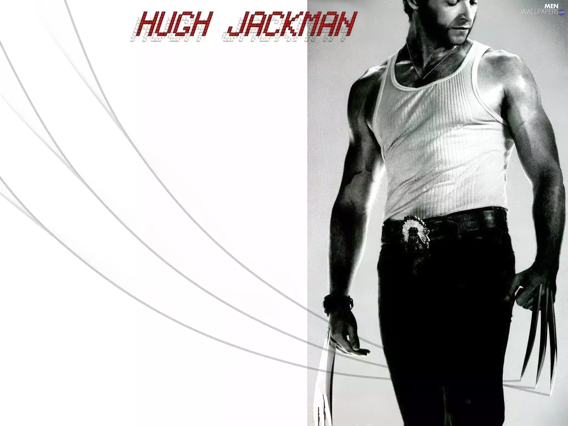 Hugh Jackman, White shirt