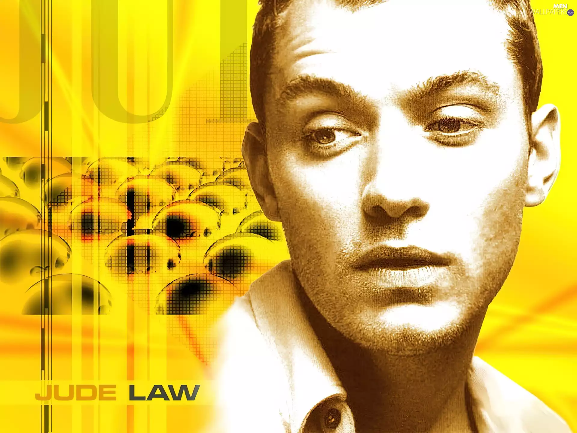 Jude Law, white shirt