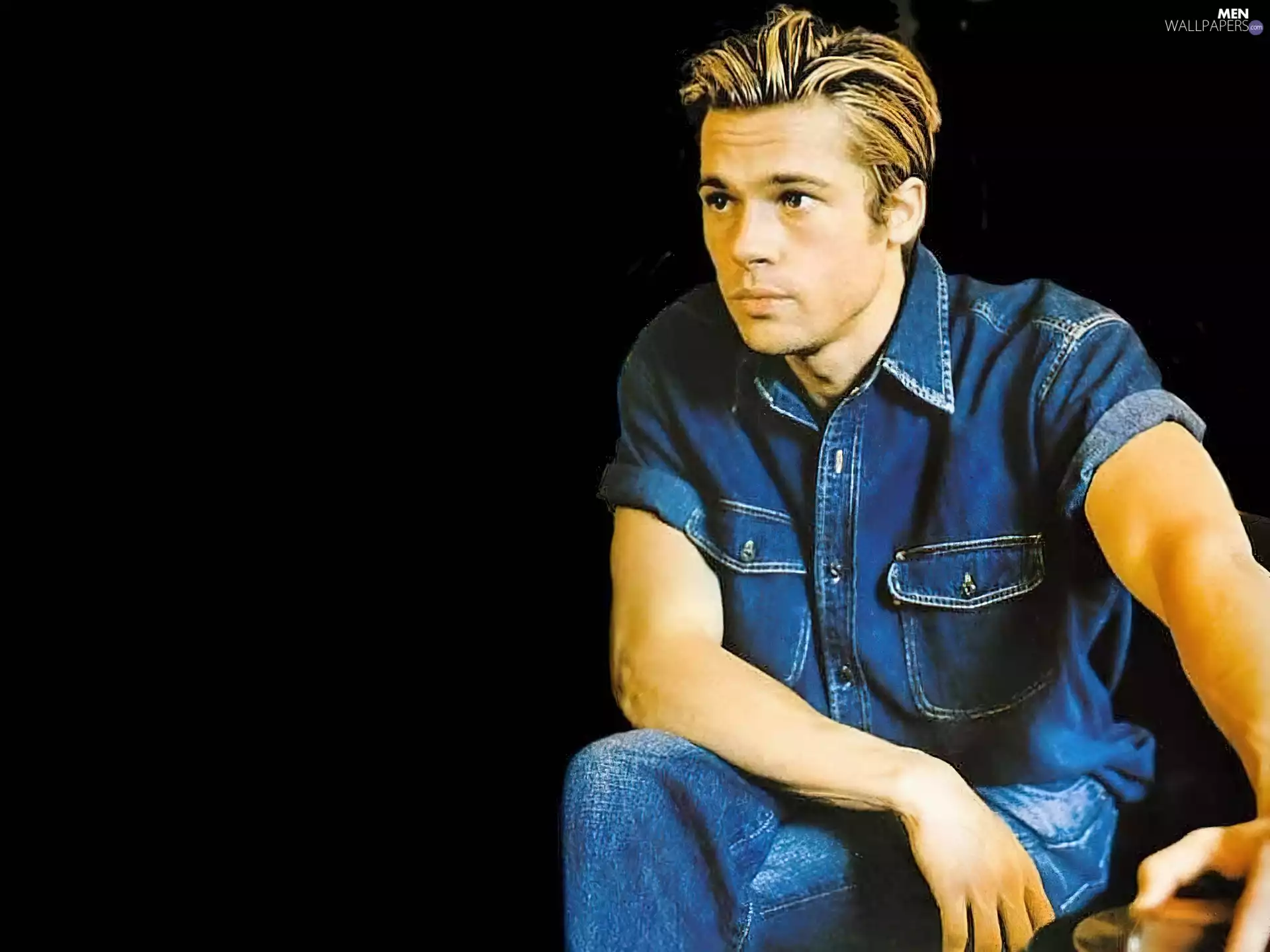 trousers, Brad Pitt, shirt