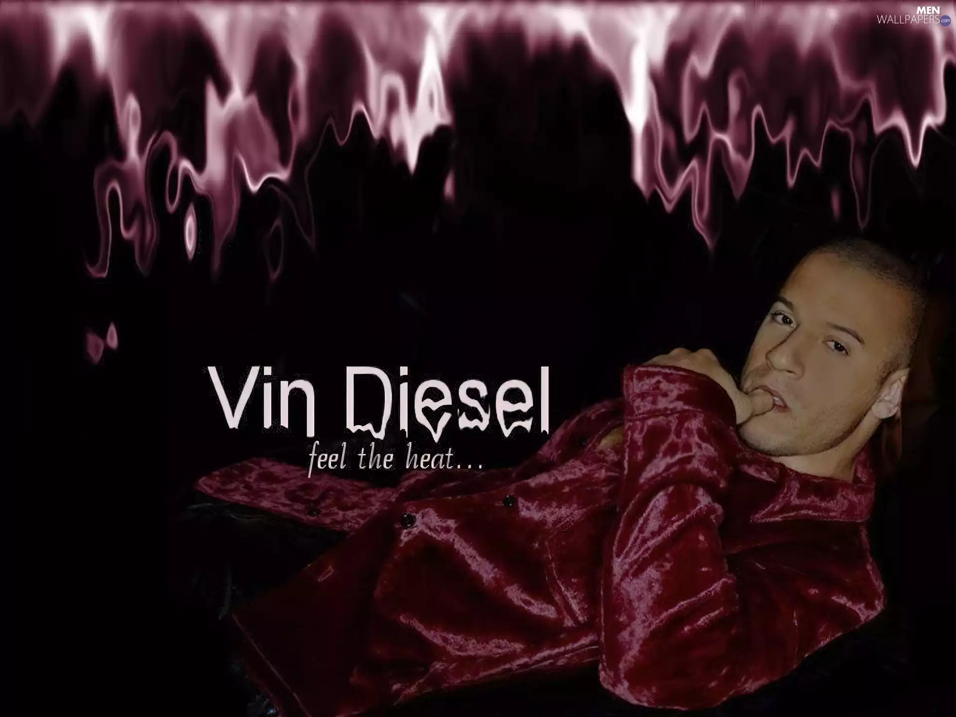 Vin Diesel, red shirt