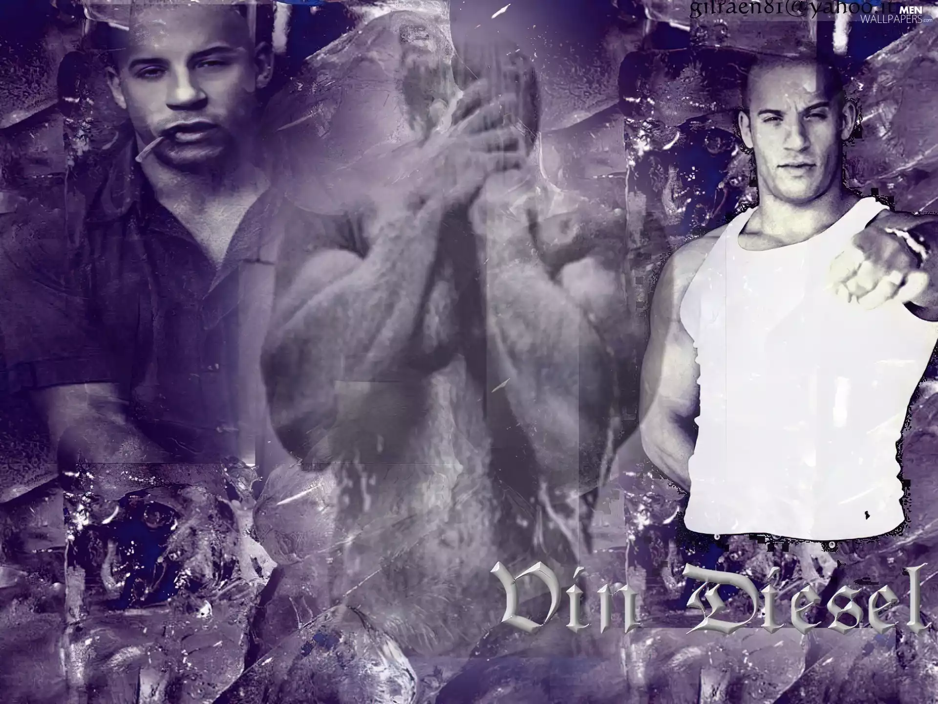 Vin Diesel, White shirt