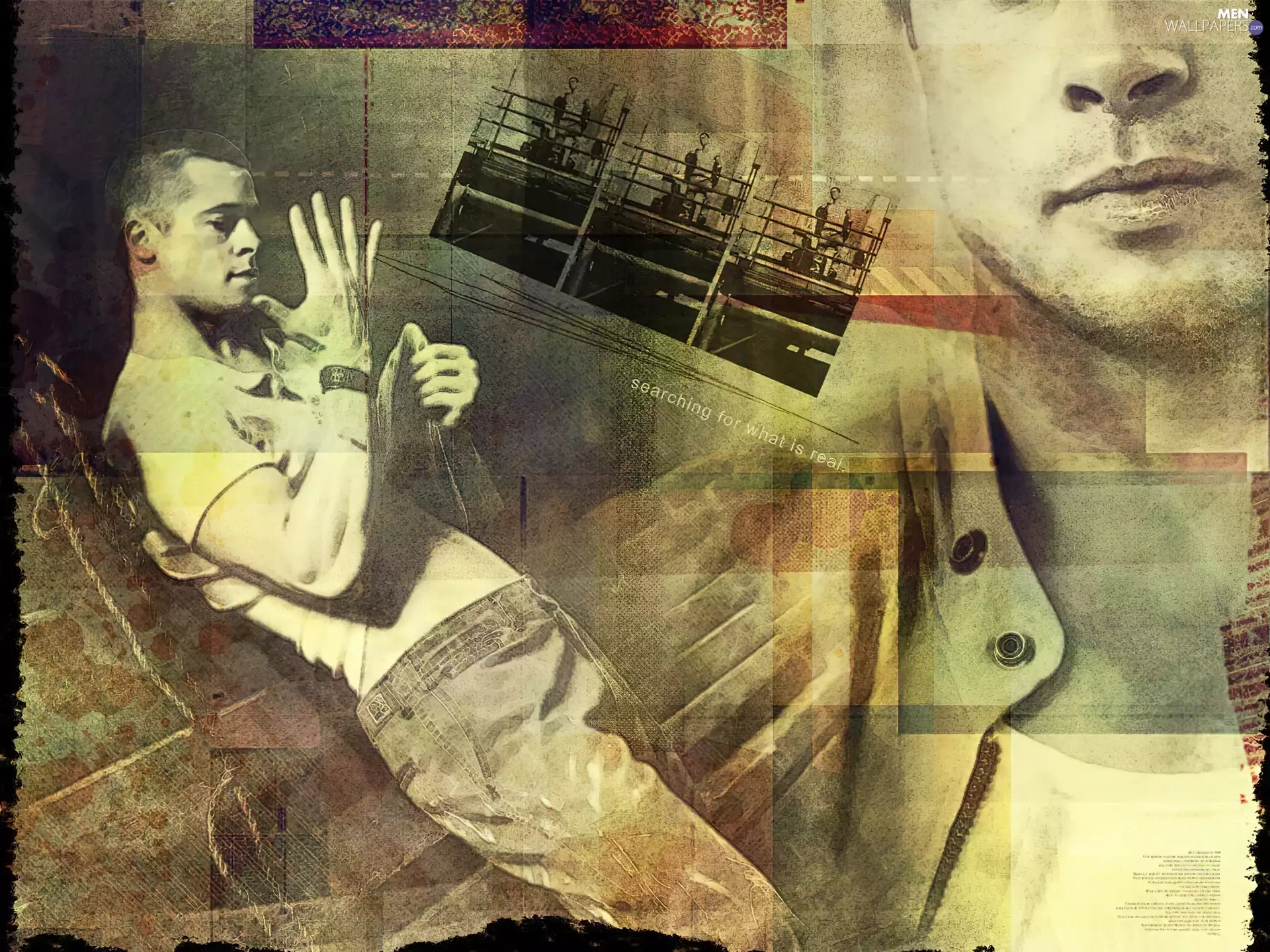 Hair, Brad Pitt, short