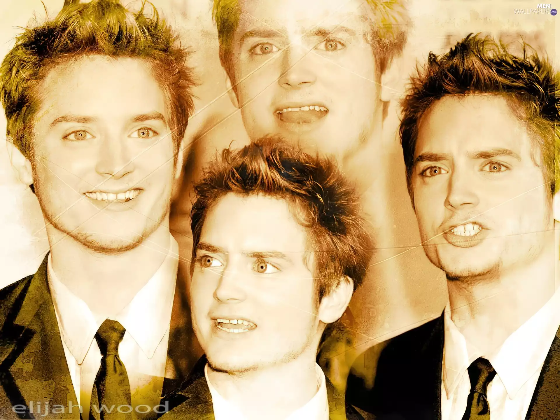 Tie, Elijah Wood, Smile