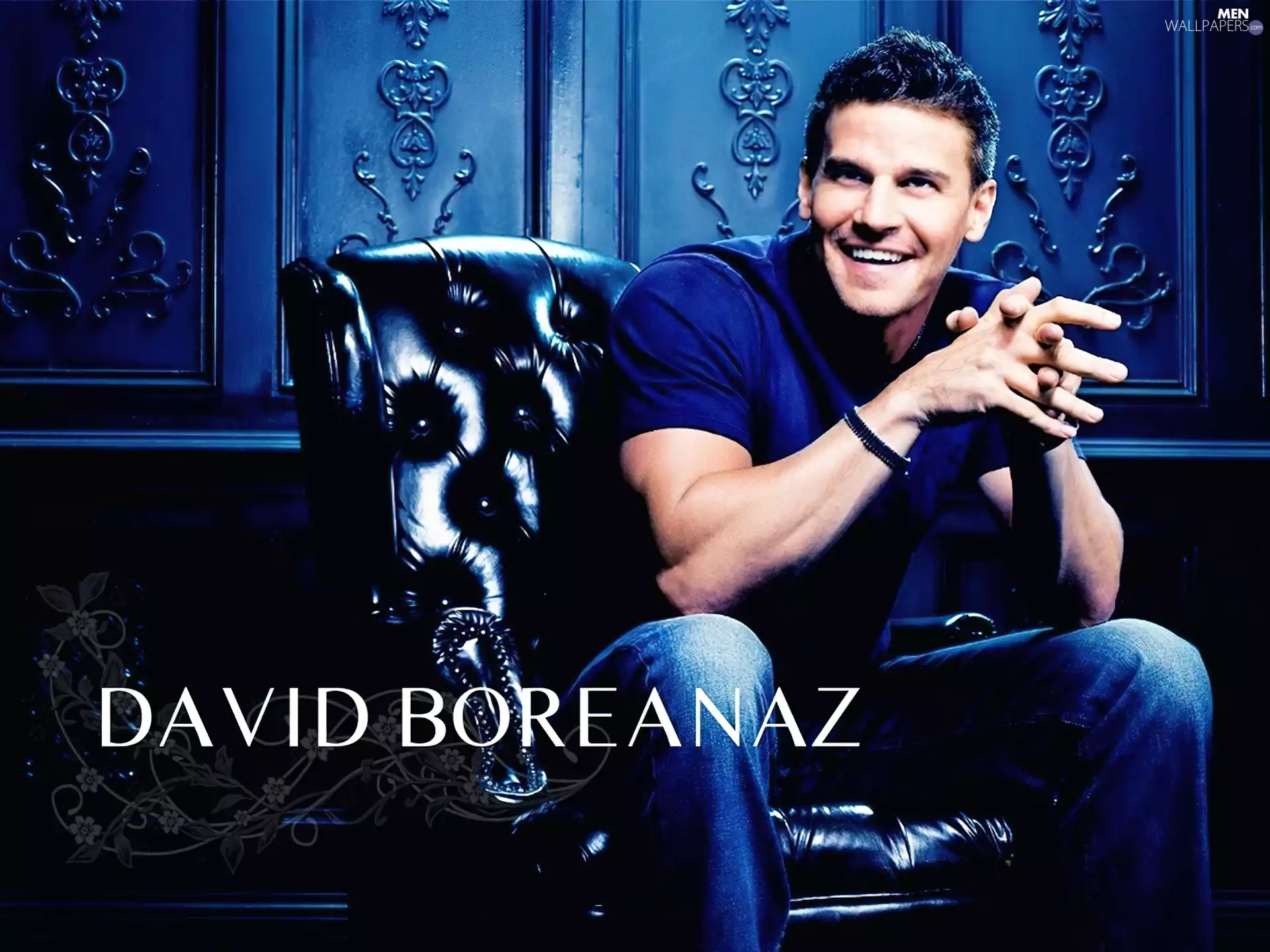 smiling, David Boreanaz