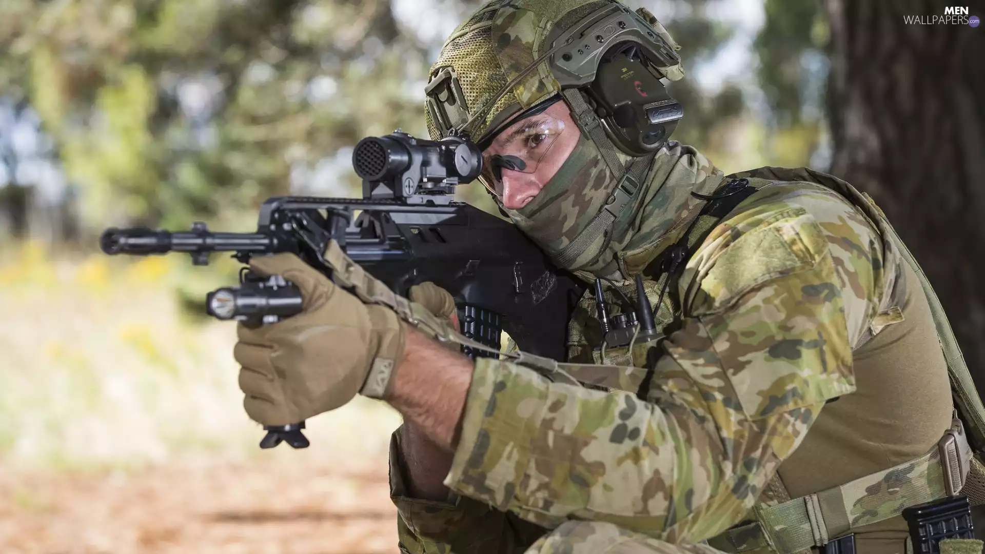 soldier, Weapons, military