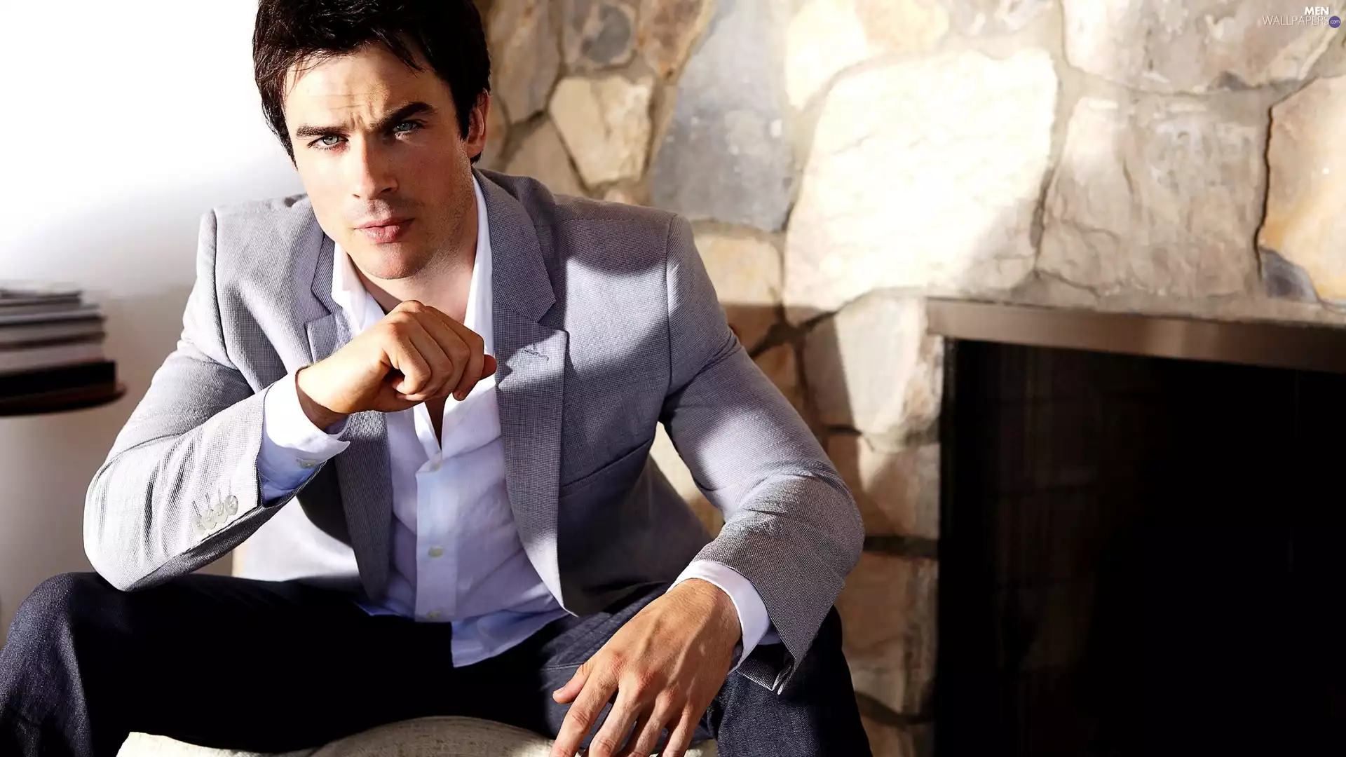 ian somerhalder, sitter, a man