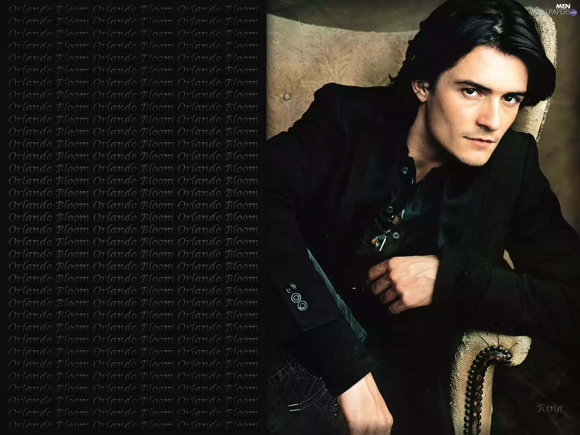 Orlando Bloom, Black Suit