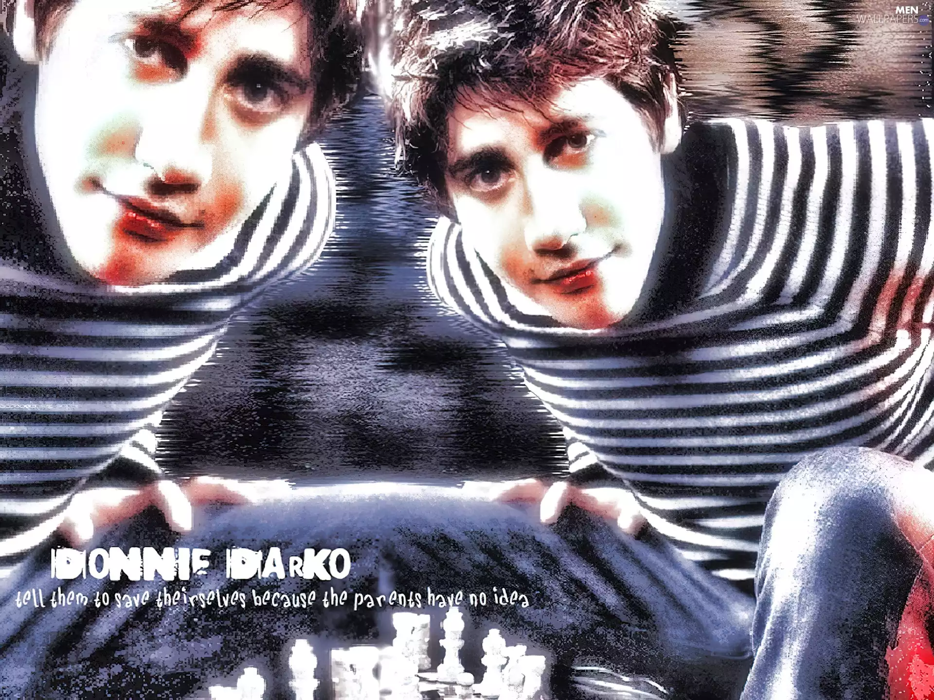 Jake Gyllenhaal, striped sweater