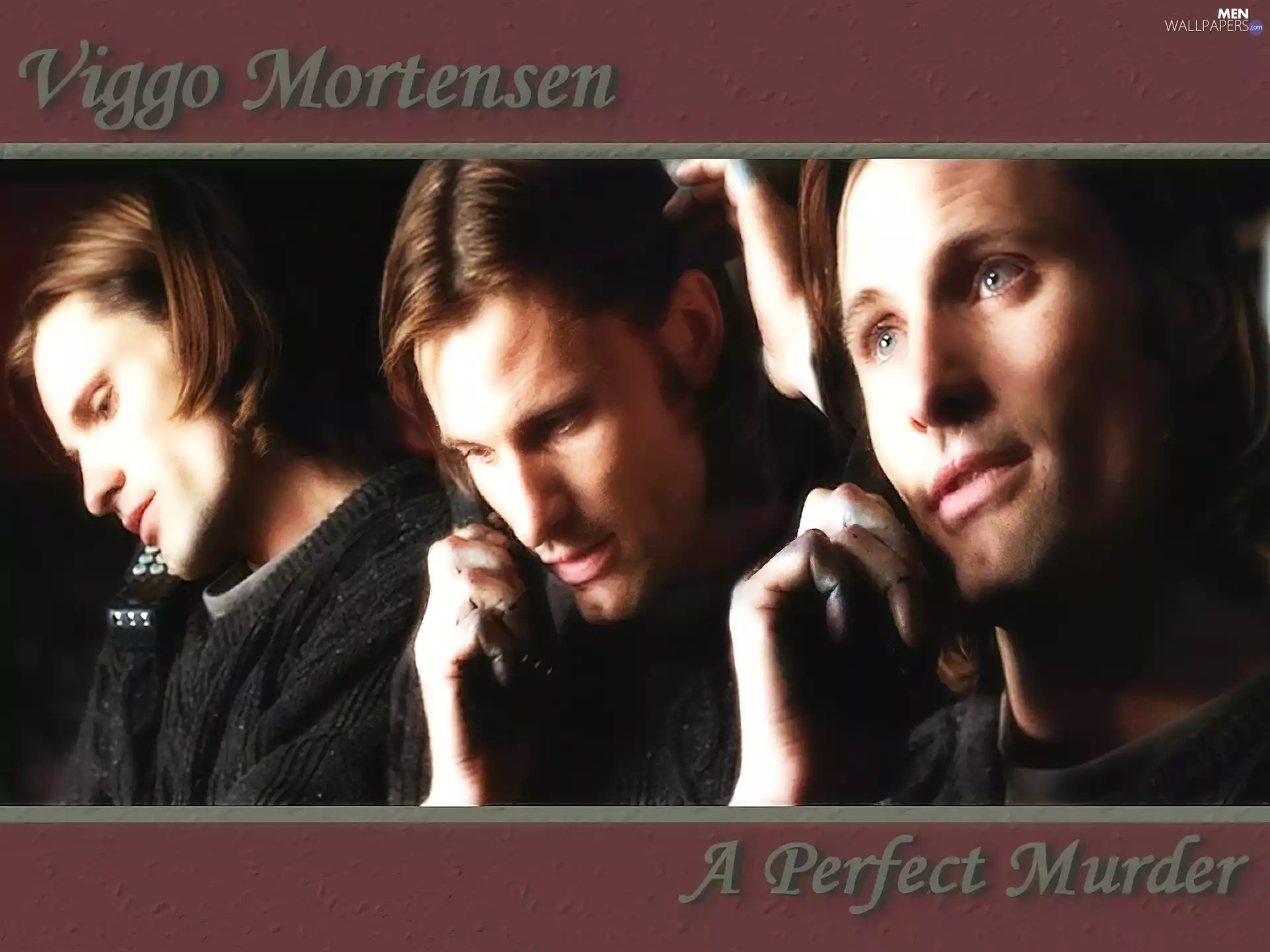 Viggo Mortensen, black sweater