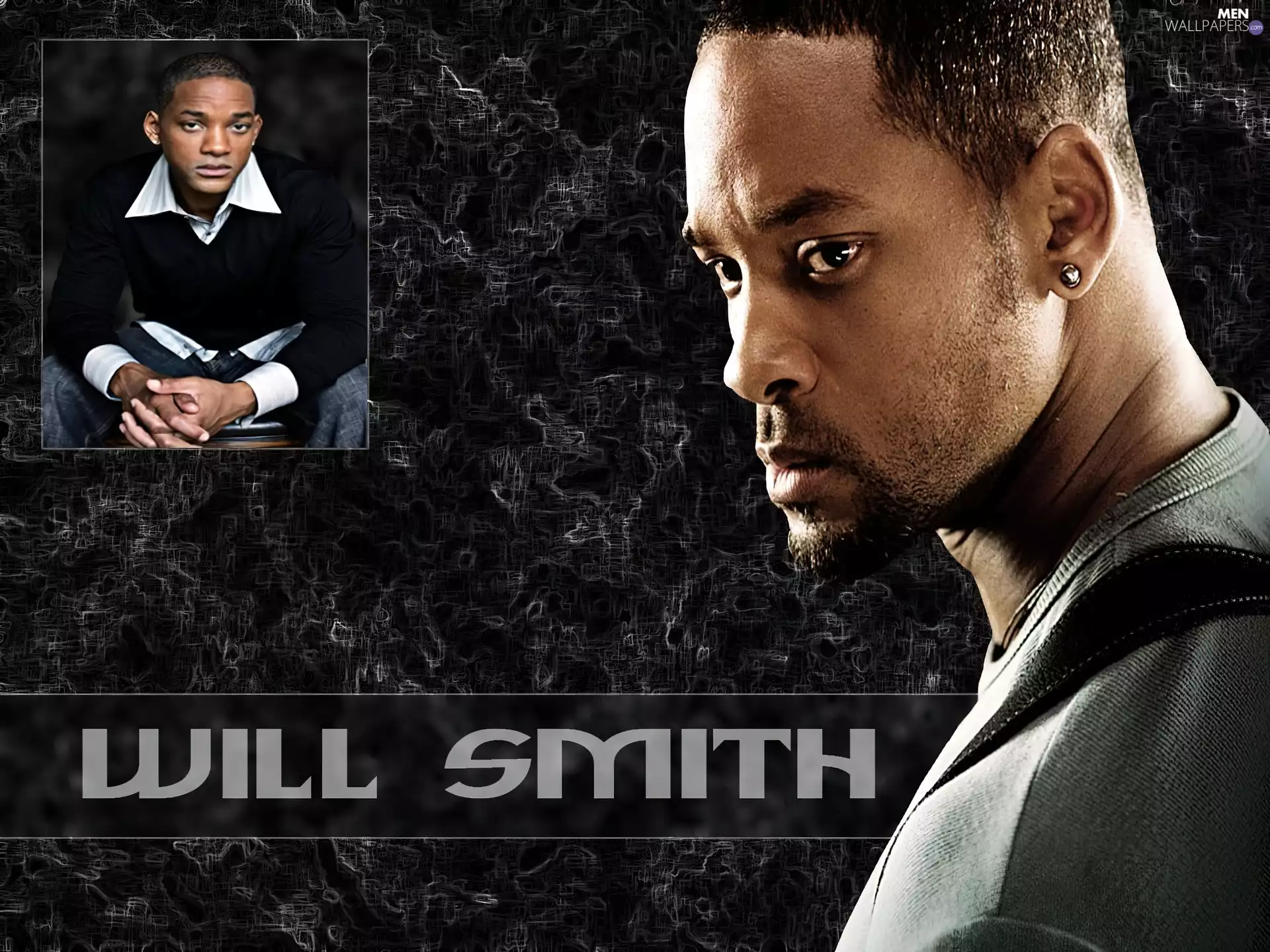Will Smith, black sweater