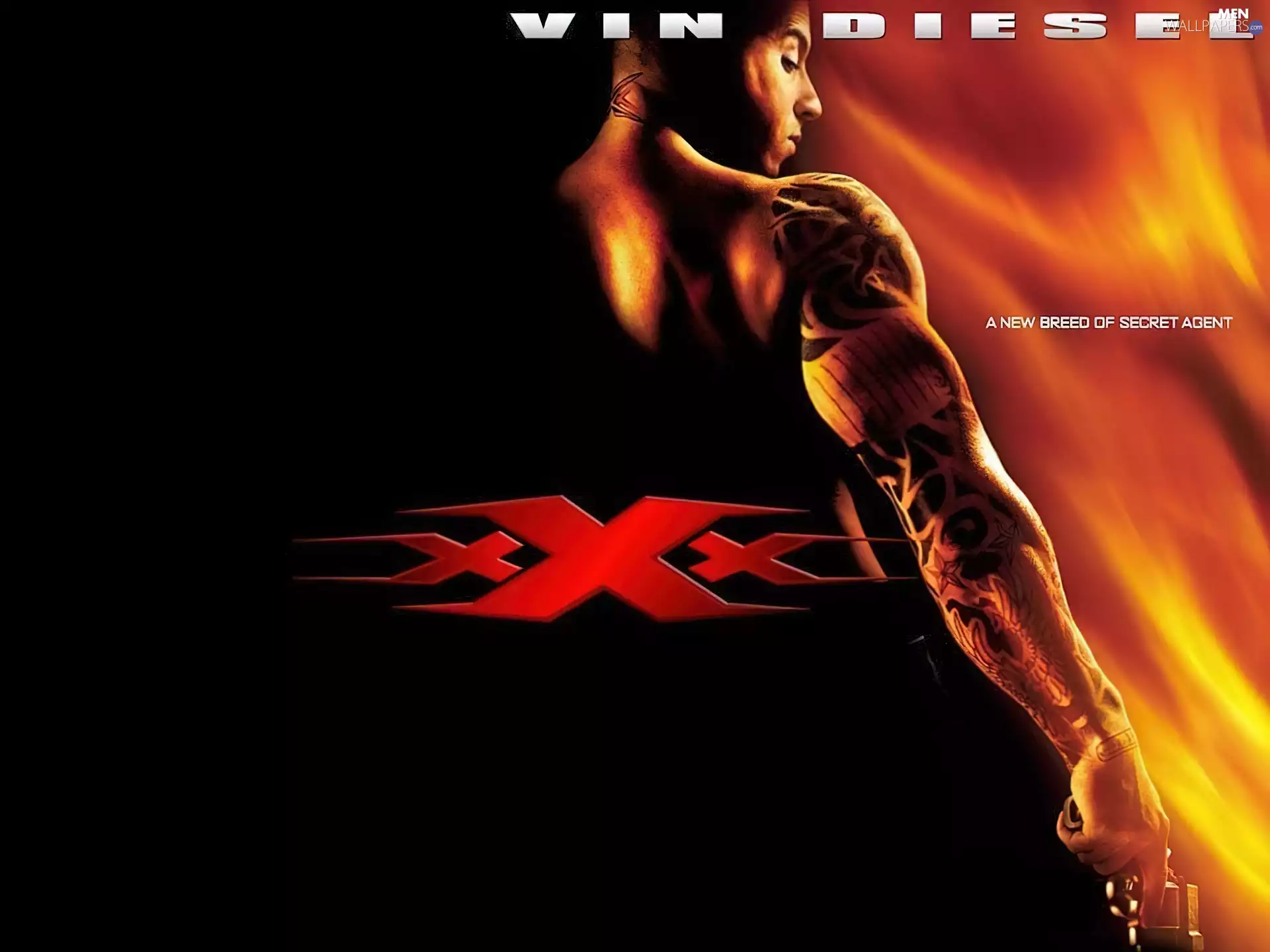 Gun, Vin Diesel, tattoos