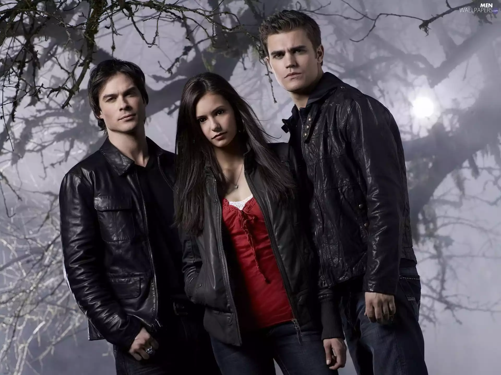 Nina Dobrev, Paul Wesley, The Vampire Diaries, ian somerhalder, The Vampire Diaries