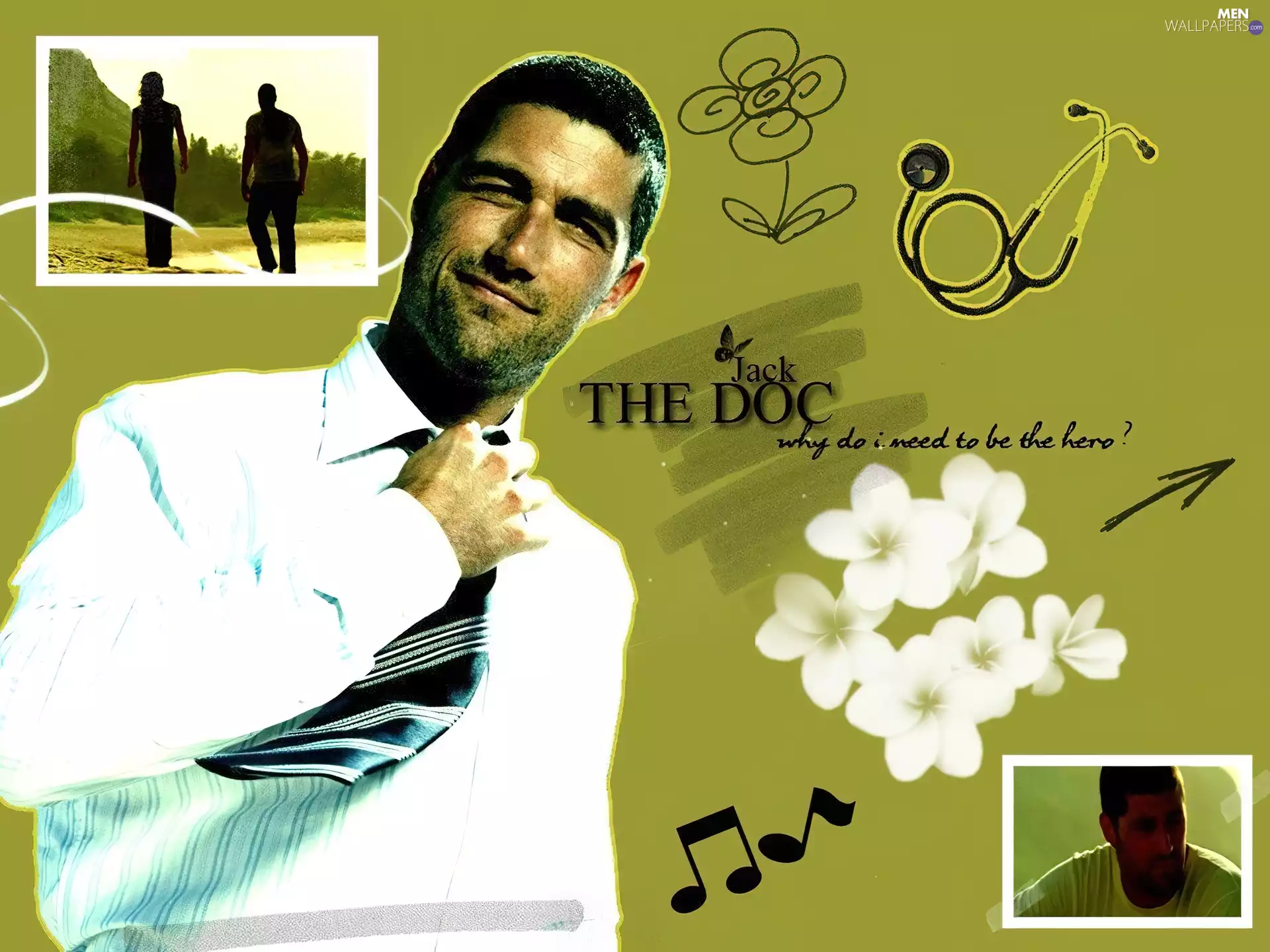 confused, series, pictures, Tie, Matthew Fox, lost