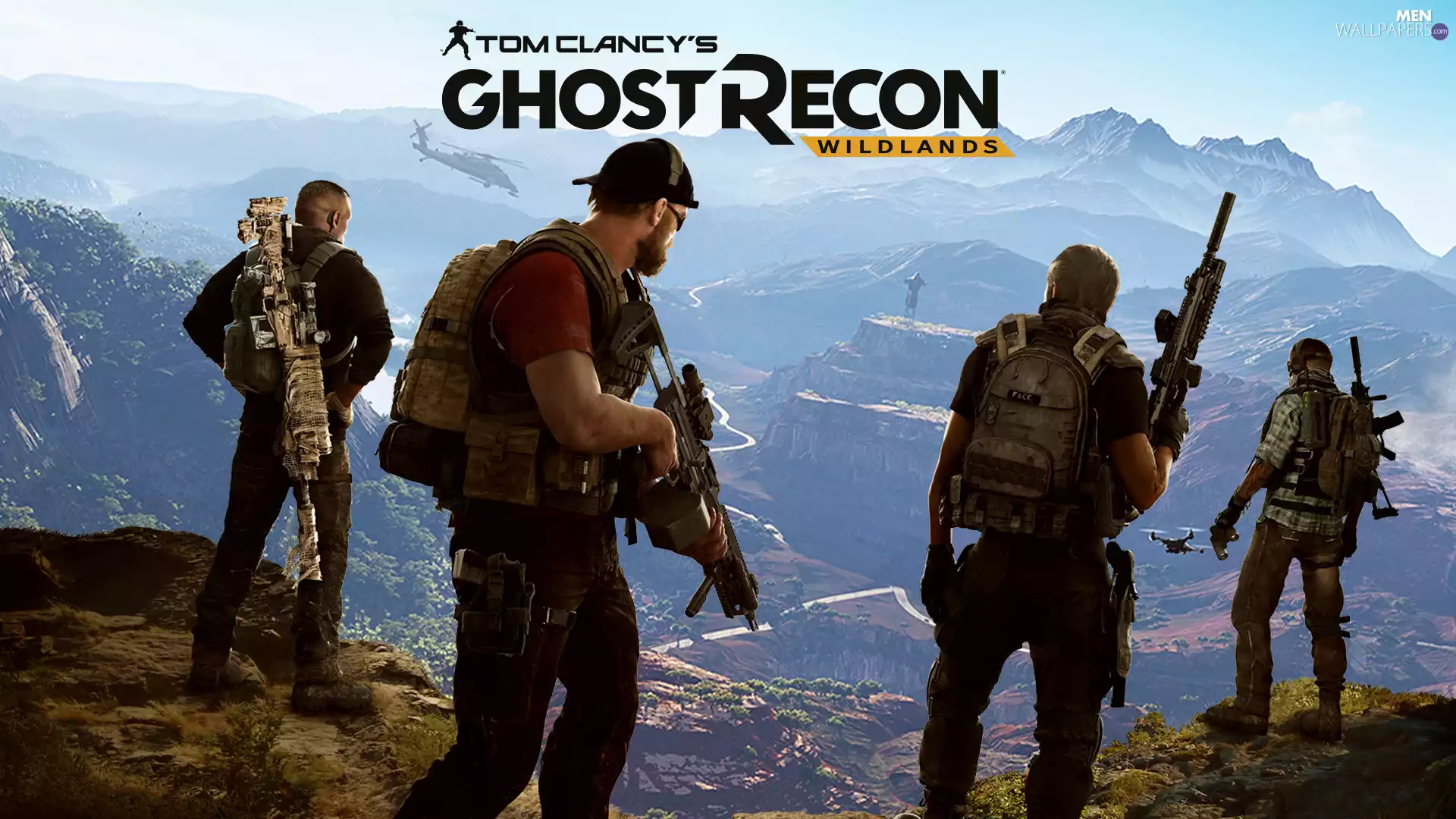 Tom Clancy’s Ghost Recon Wildlands, Weapons, soldiers, Mountains