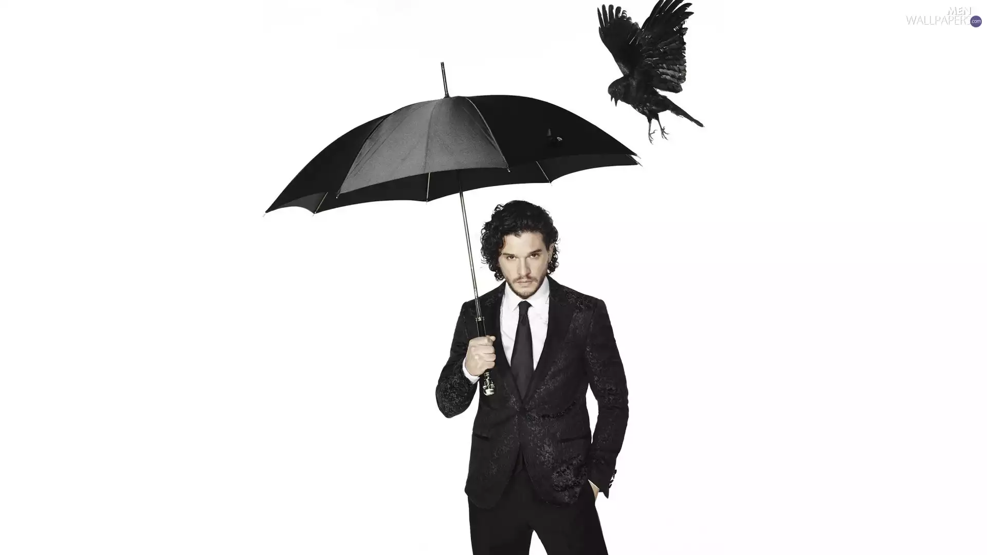 crow, Kit Harington, Umbrella