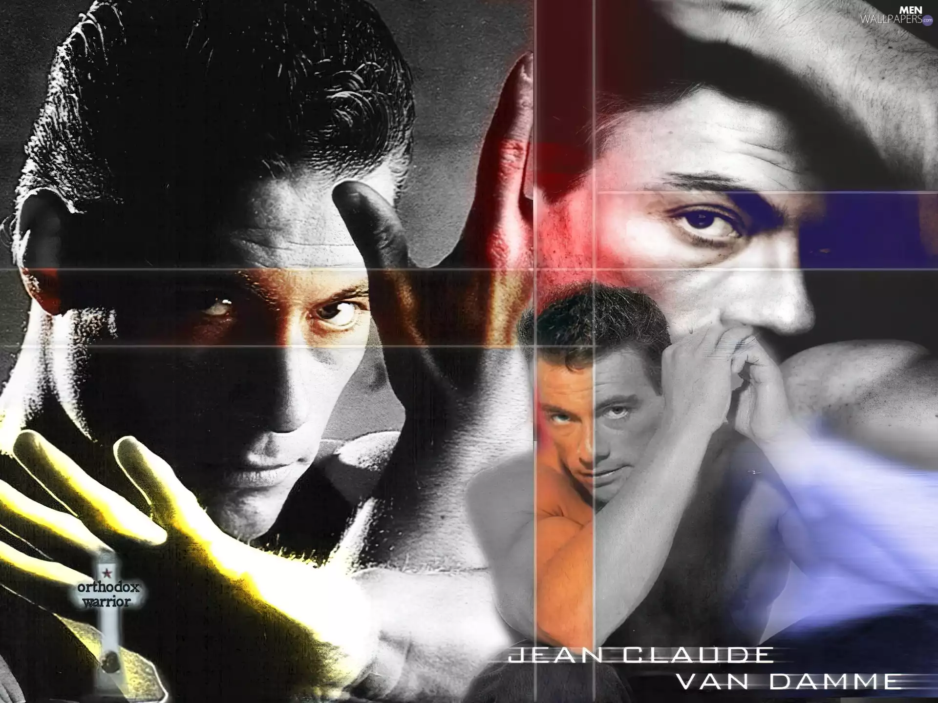 hand, Jean Claude Van Damme, face