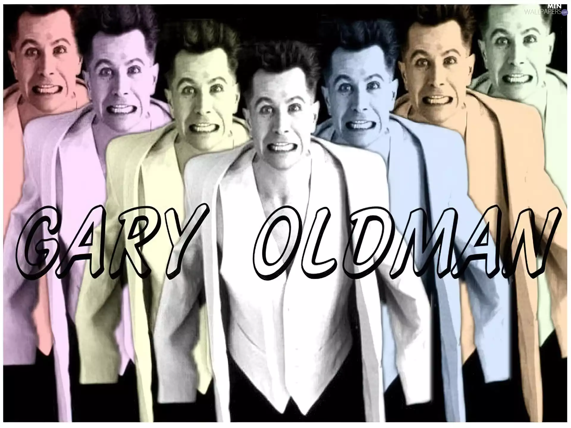 Gary Oldman, white vest