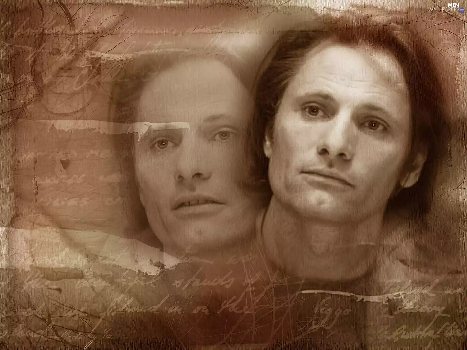 Viggo Mortensen, faces