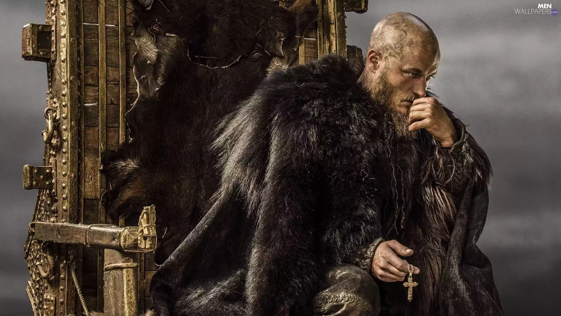 Vikings, series, Ragnar Lothbrok, the throne, Travis Fimmel, Vikings