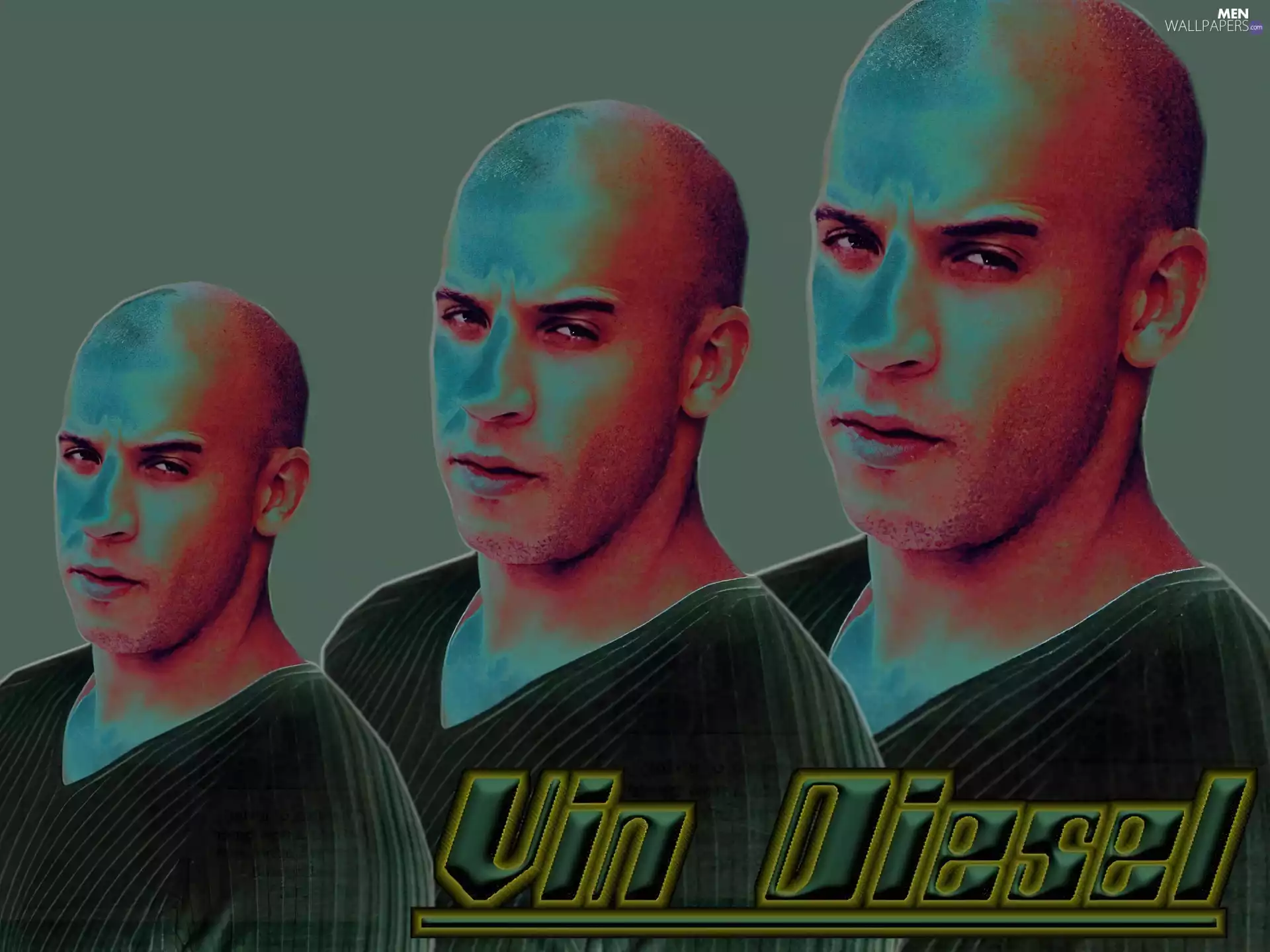 Vin Diesel, faces