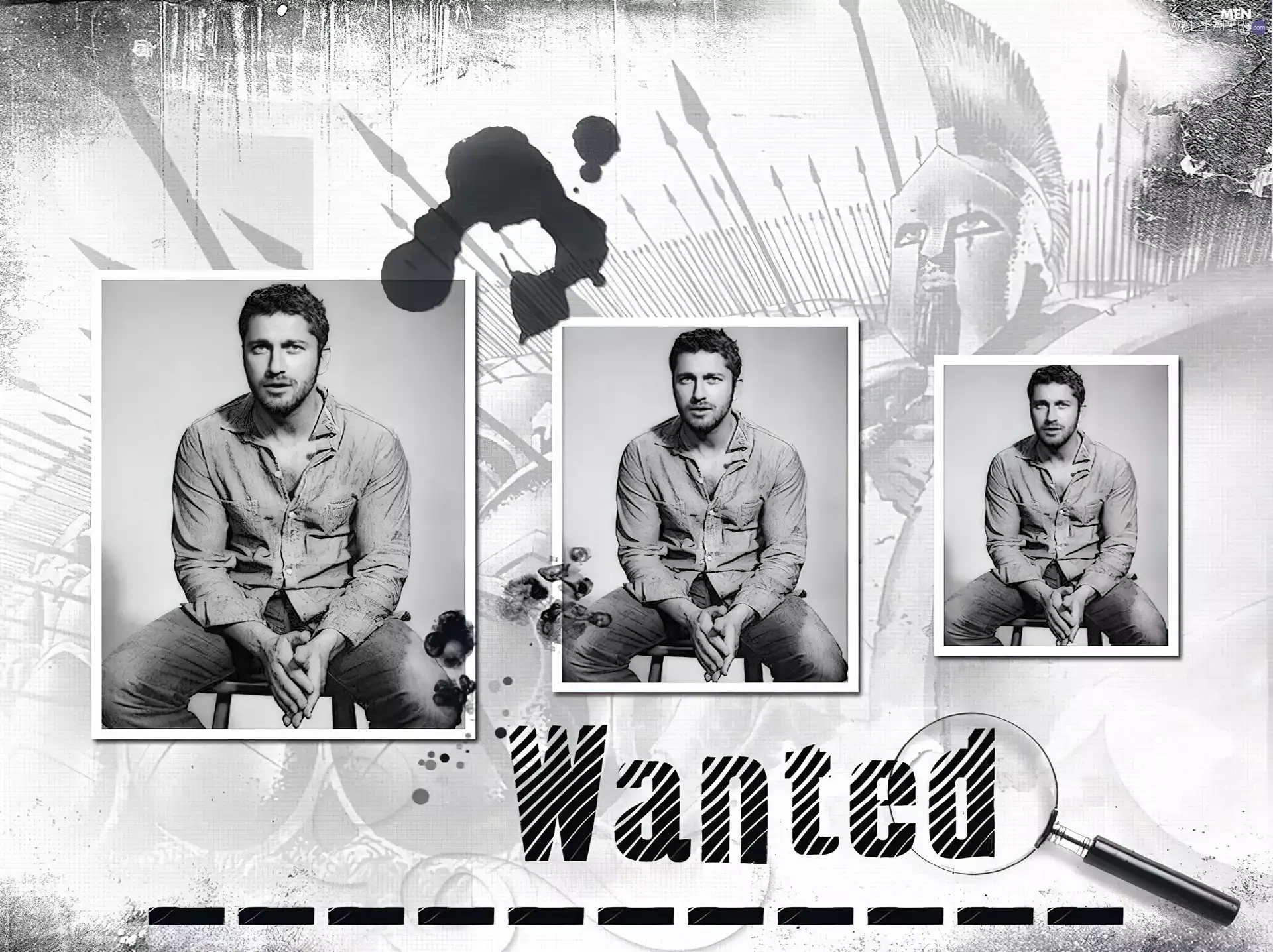 shirt, Gerard Butler, Wanted