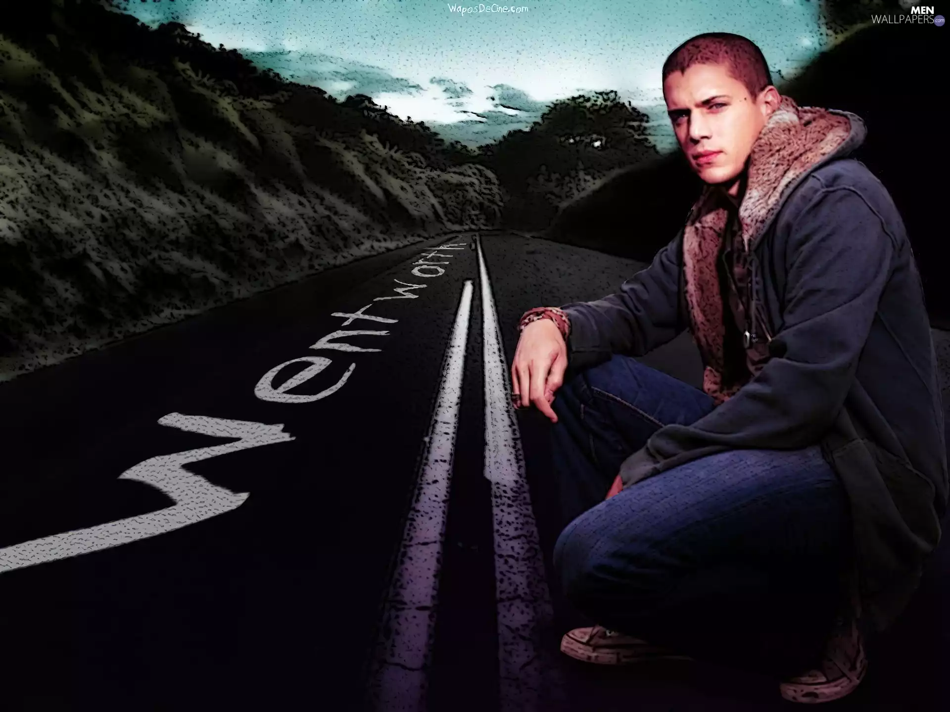 Wentworth Miller, sneakers