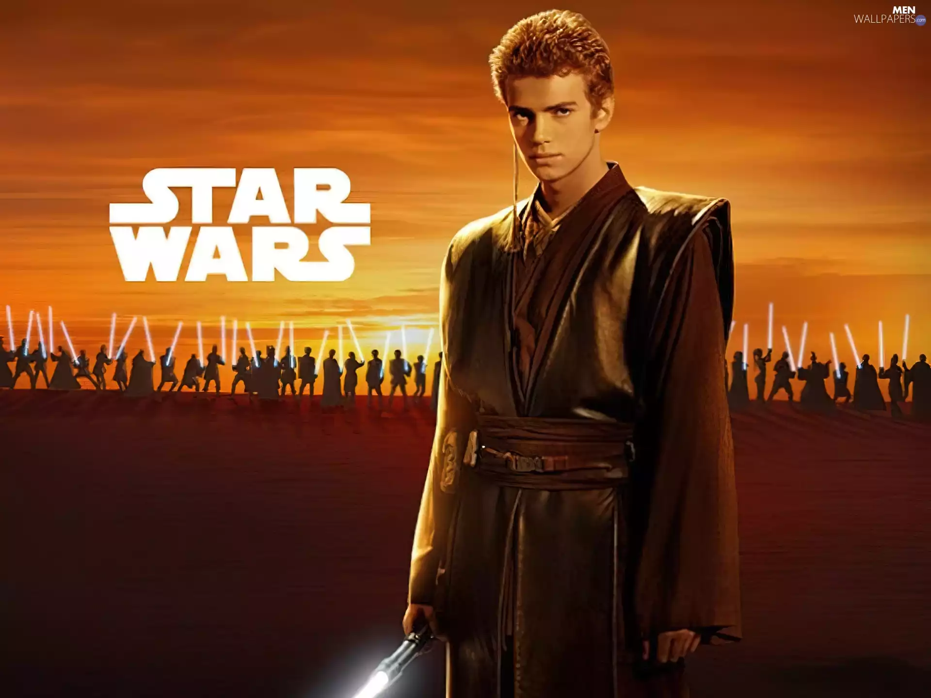 Hayden Christensen, robe, west, army, Star Wars