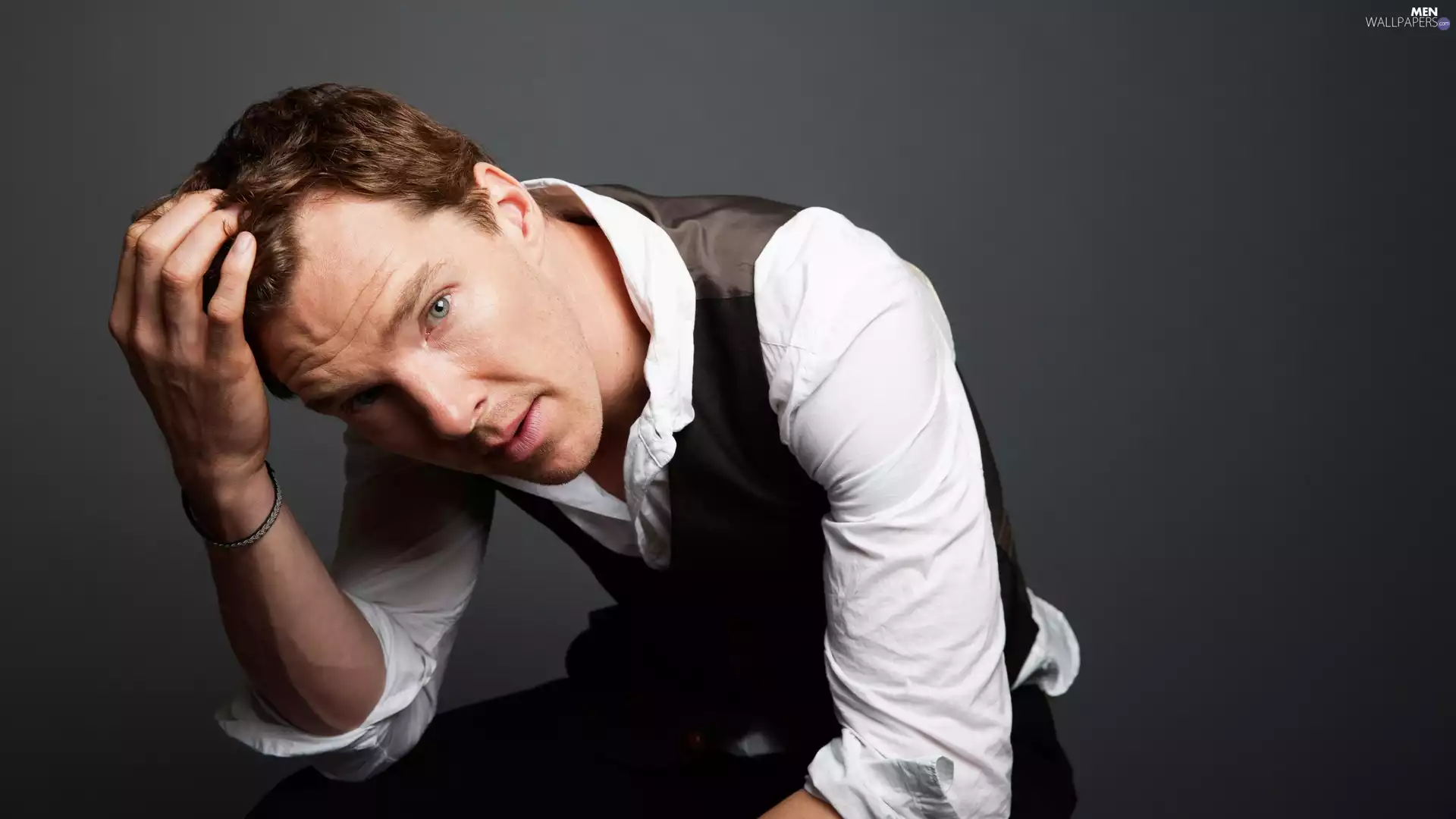 shirt, Benedict Cumberbatch, White