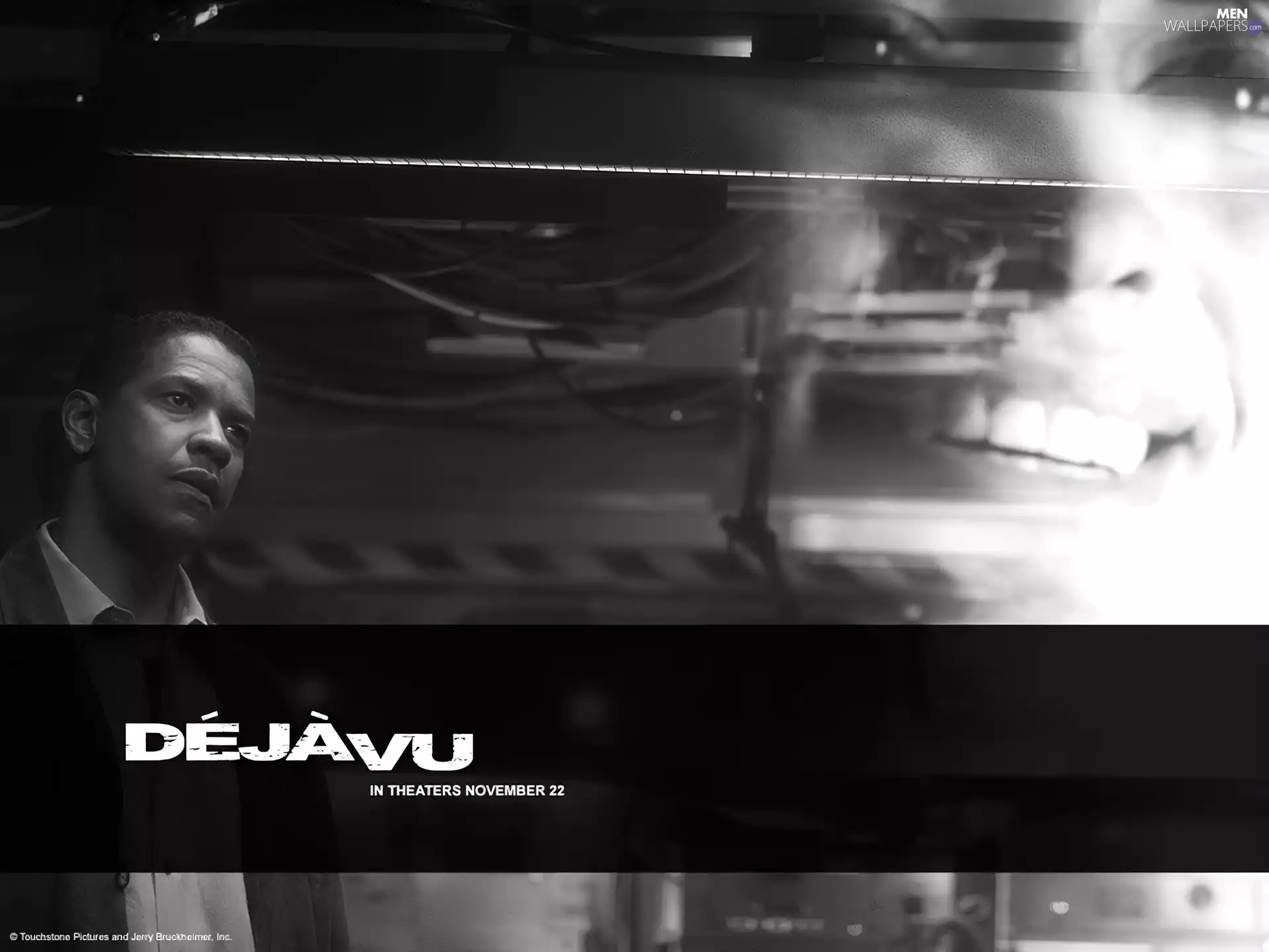 Deja Vu, face, woman, Denzel Washington