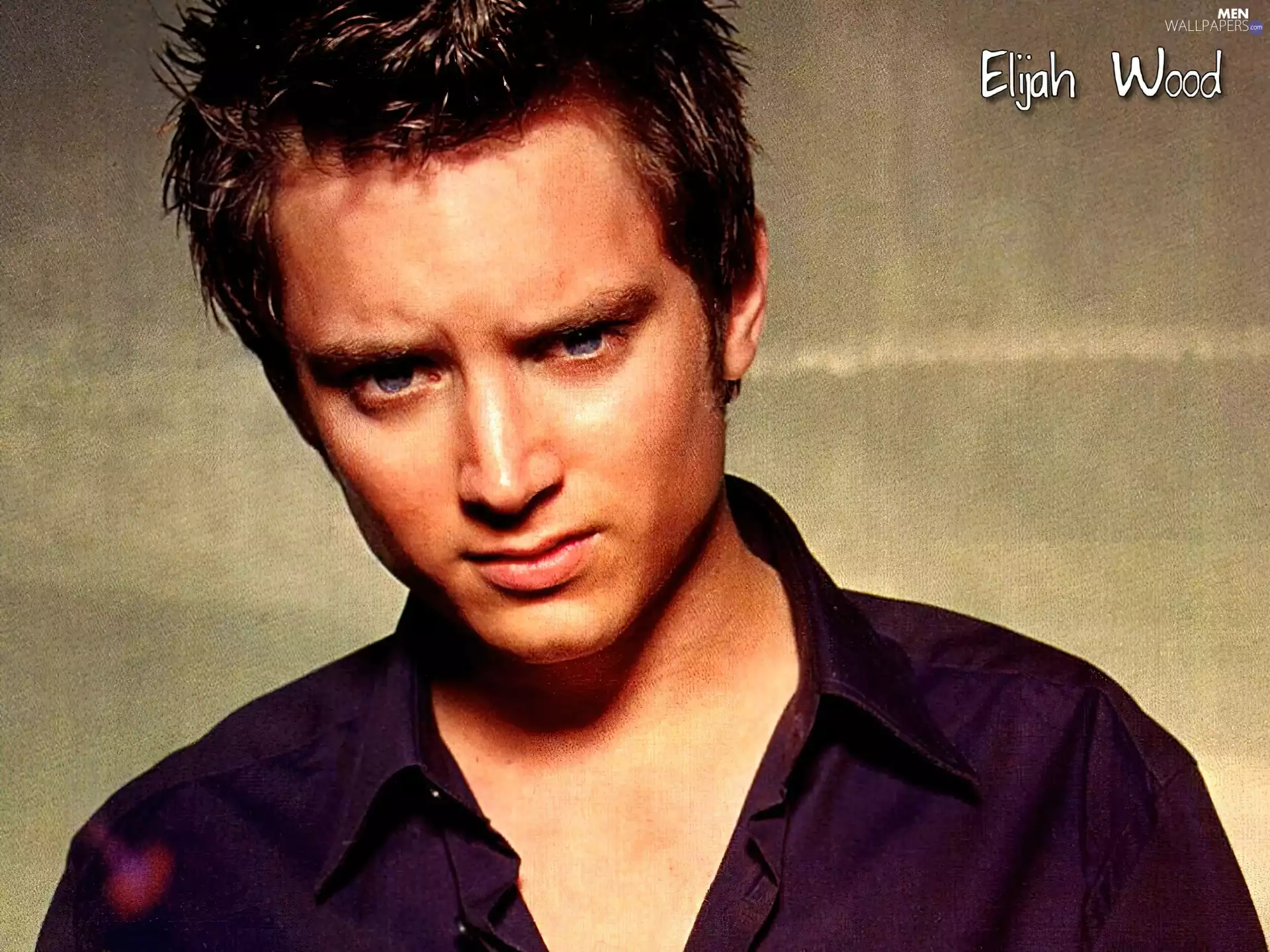 Light hair, Elijah Wood, Blue eyes