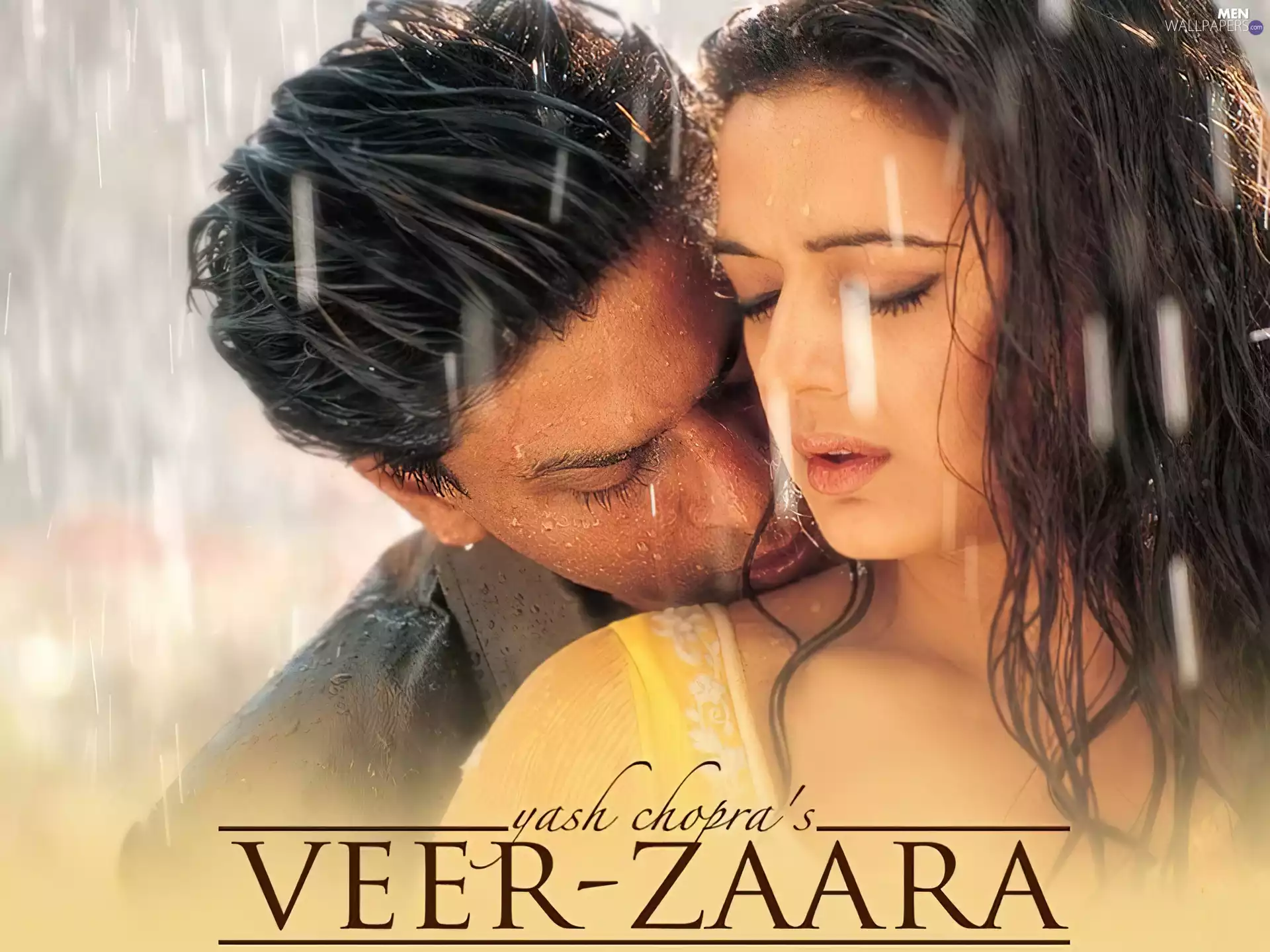 Veer Zaara, Preity Zinta, Shahrukh Khan, Rain