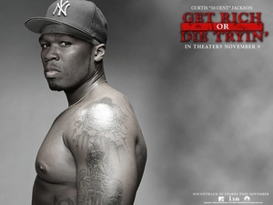 50 Cent, face