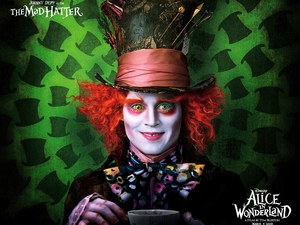 actor, Johnny Depp, Alice In Wonderland, Alice in Wonderland, movie