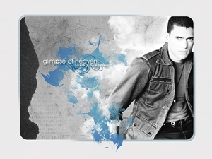 Wentworth Miller, black bar