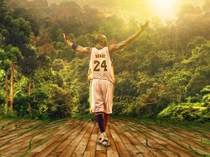 Kobe Bryant, jungle, basketball