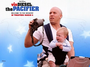 Kid, Vin Diesel, binoculars
