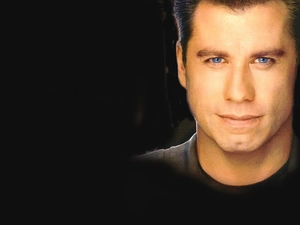 Blouse, John Travolta, black