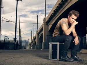 Paul Wesley, under-shirt, box, actor