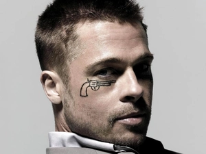 Facial Hair 66 +, Brad Pitt, Tattoo