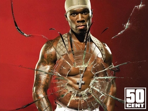 glass, 50 Cent, broken