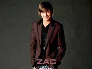 Coat, Zac Efron, Brown