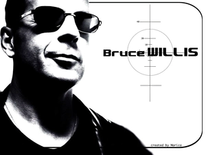 Glasses, Bruce Willis, a man