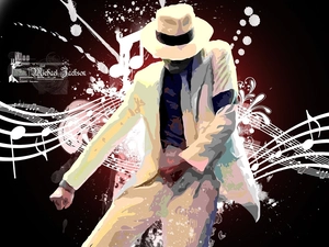 Hat, Coat, Michael Jackson, White